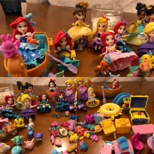 Disney Princess clip dolls
